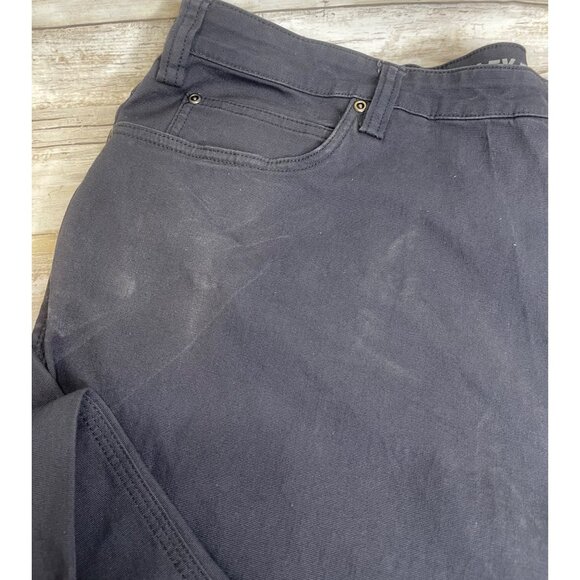 Duluth Trading Co. Flex Fire Hose Pants 44x30 Steel Blue 97% Cotton 3% Spandex - Picture 5 of 8